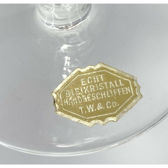 Tritschler Winterhal STRAUB, Set of 5 Cordial Glasses, 5.5” Etched - Picture 7 of 7